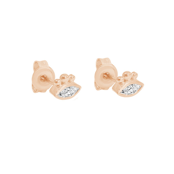 FE1393 S925 Mini Zircon Stud Earrings