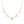 FX0446 925 Sterling Silver Teardrop Zircon Pendant Necklace