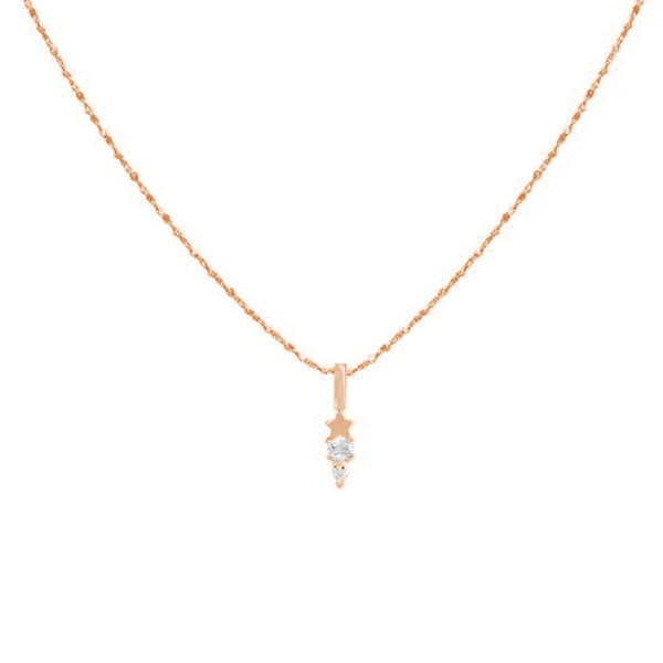 FX0402 925 Sterling Silver Mini Pendant Necklace