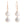 FE1689 925 Sterling Silver Freshwater Pearl Earrings
