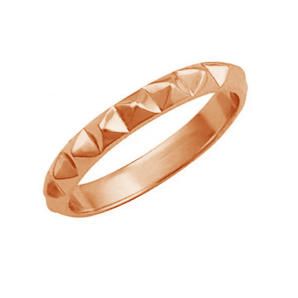 FJ0287 925 Sterling Silver Punk Style Rivet Ring