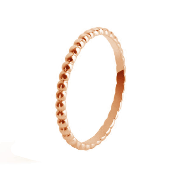 FJ0519 925 Sterling Silver Mini Gold Ball Ring