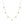 FX0836 925 Sterling Silver Green Cubic Zirconia Necklace