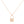 FX0213 925 Sterling Silver Lock & Moon Pendant Necklace