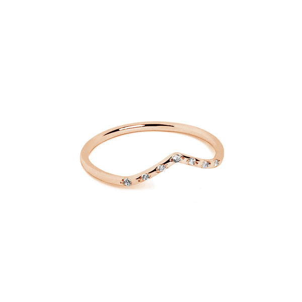 FJ0344 925 Sterling Silver Trendy Zircon Pave Ring