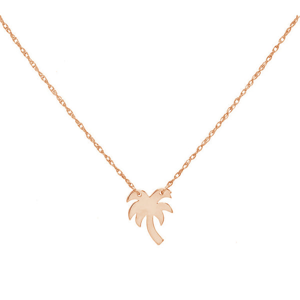 FX0232 925 Sterling Silver Coconut Tree Necklace