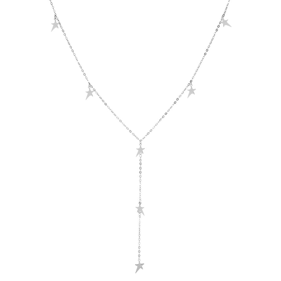 FX0238 925 Sterling Silver Star Necklace