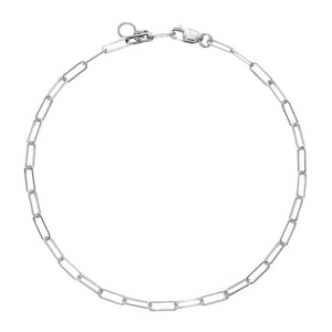 FS0150 925 Sterling Silver Boyfriend Bold Chain Bracelet