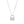FX0336 925 Sterling Silver Lock Pendant Necklace
