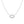 FX0664 925 Sterling Silver CZ Freshwater Pearl  Eye Pendant Necklace