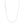 FX0453 925 Sterling Silver Single Station Zircon Necklace