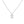 FX0355 925 Sterling Silver Gemini Zircon Pendant Necklace