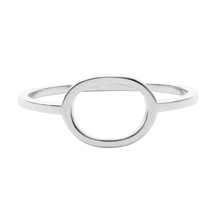FJ0242 925 Sterling Silver Circle Ring