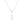 FX0909 925 Sterling Silver Pave CZ Vertical Bar Lasso Lariat Necklace