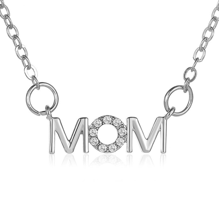 FX0494 925 Sterling Silver Unique Mom Necklace
