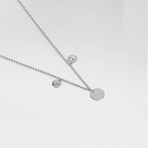 FX0167 925 Sterling Silver Coin Necklace