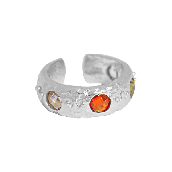 S925 RHJ1006 Cubic Zirconia Open Ring