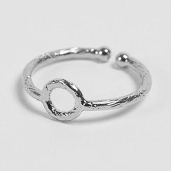 FJ0145 925 Sterling Silver Circle Ring