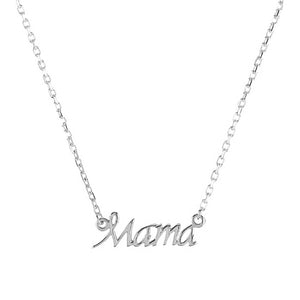FX0497 925 Sterling Silver Mama Necklace