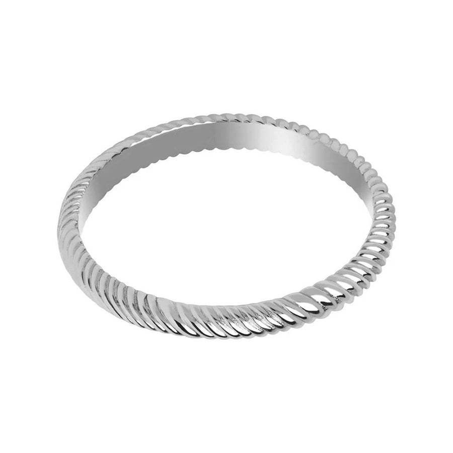 FJ0521 925 Sterling Silver High Quality Twisted Ring