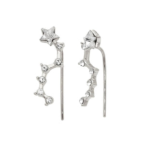 FE0849 925 Sterling Silver Constellation Stud Earrings