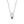 FX0553 925 Sterling Silver Noble Opal & Zircon Necklace