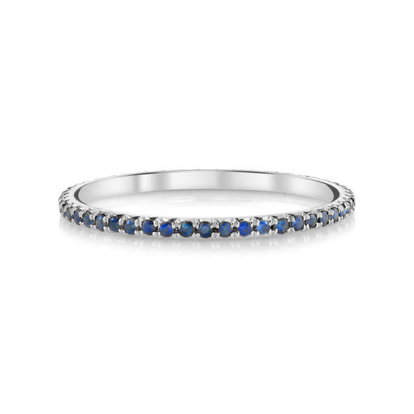 FJ0376 925 Sterling Silver Eternity Band Zircon Ring