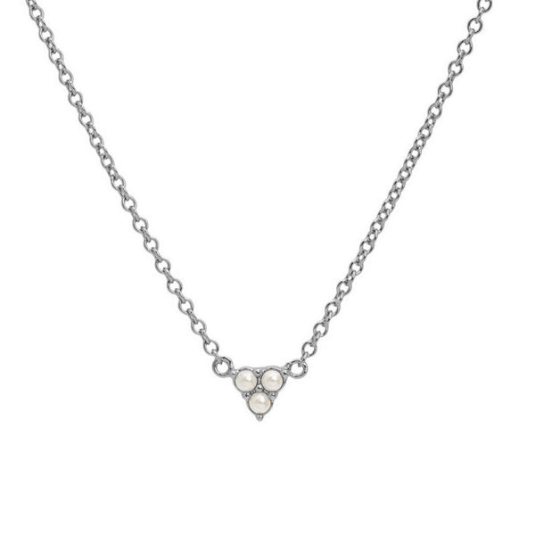 FX0659 925 Sterling Silver Freshwater Pearl Necklace