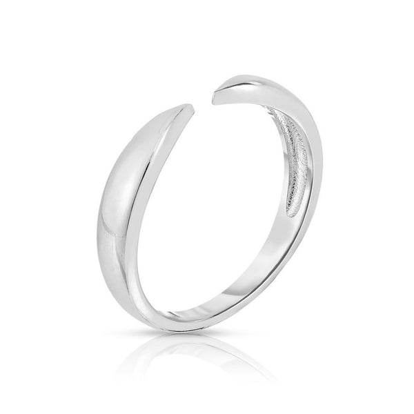 FJ0429 925 Sterling Silver Stackable Claw Ring