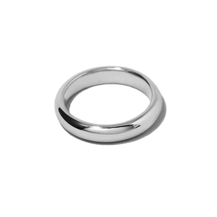 FJ0313 925 Sterling Silver Smoothly Band Ring