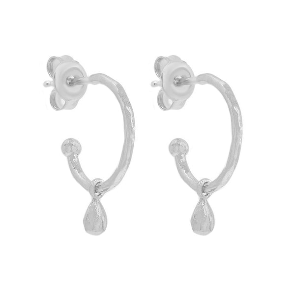 FE1395 925 Sterling Silver Good Quality Hoop Earrings