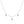 FX0449 925 Sterling Silver Cluster Zircon  Pendant Necklace