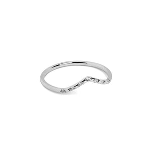 FJ0344 925 Sterling Silver Trendy Zircon Pave Ring