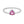FJ0549 925 Sterling Silver Pink Sapphire Trillion Finger Ring