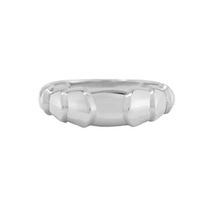 FJ0358 925 Sterling Silver Knuckle Band Rings