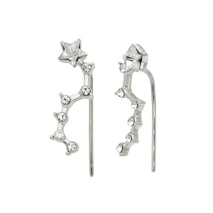 FE0849 925 Sterling Silver Constellation Stud Earrings