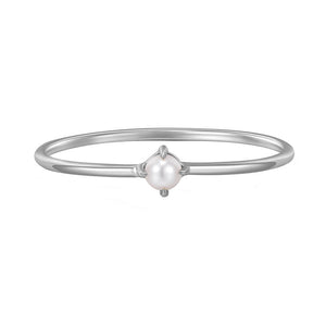 FJ0746 925 Sterling Silver Freshwater Pearl Ring