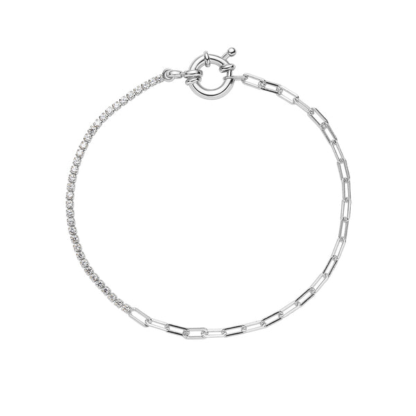 FS0092 Big Buckle Tennis Chain Bracelet