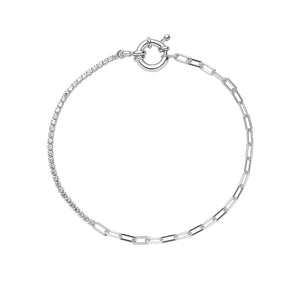FS0092 Big Buckle Tennis Chain Bracelet