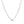 FX0903 925 Sterling Silver Paperclip Link Round Push Clasp Necklace