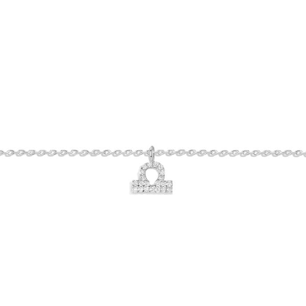 FS0127 925 Sterling Silver Libra Bracelet