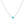 FX0665 Turquoise lotus Necklace