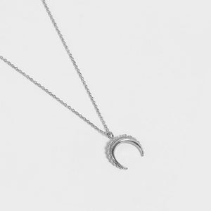 FX0153 925 Sterling Silver OX Horn Necklace