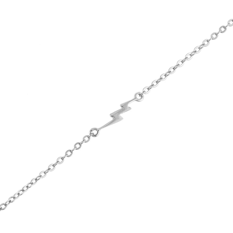FS0076 925 Sterling Silver Lightning Bracelet