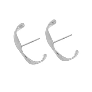 S925 RHE1010 U Stud Earring