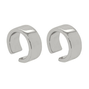 FE0796 925 Sterling Silver Thick Around Ear Cuff