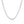 FX0904 925 Sterling Silver Medium Oval Chain Round Push Clasp Necklace For Women