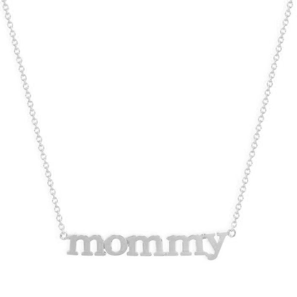 FX0488 925 Sterling Silver Mommy Necklace