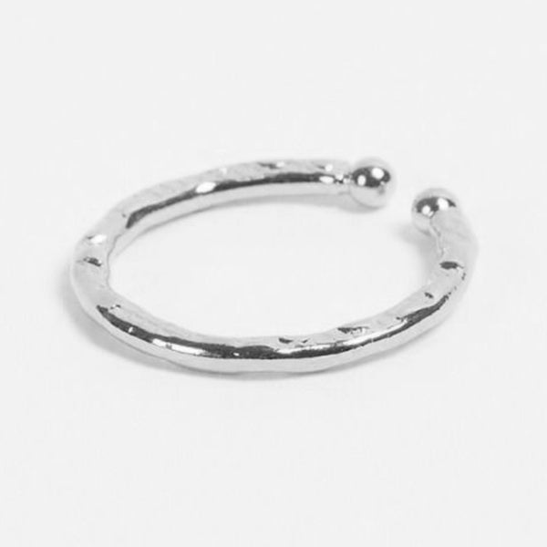 FJ0127 925 Sterling Silver Simple Open Ring