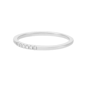 FJ0320 925 Sterling Silver Shining Zircon Ring
